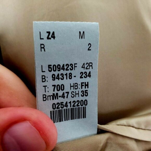 Damaged Lauren Ralph Lauren Wool 2 Button Blazer 42R Brown Glen Plaid Blue Windo - Picture 10 of 12
